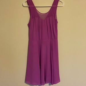 Express pink cross back dress